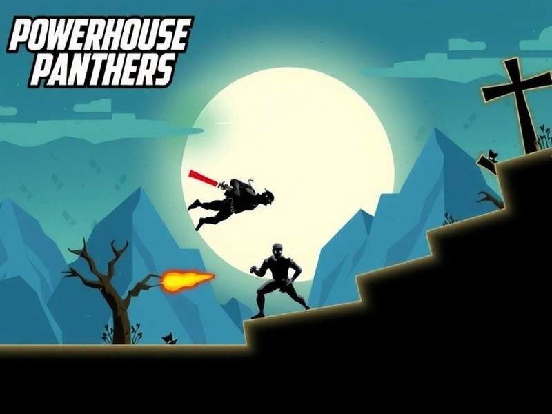 Intense jungle combat in Powerhouse Panthers Powerhouse Panthers Gameplay Screenshot
